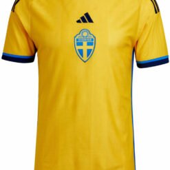 Adidas Sverige 22 Hjemmebanetrøje Herrer Kortærmet Tshirts Gul S