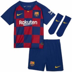 Nike Fc Barcelona 2019/20 Hjemmebanesæt Unisex Fodboldsæt & Fodboldtrøjer Blå 8692